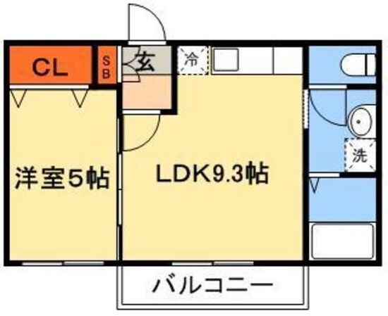 サニーコート8の物件間取画像